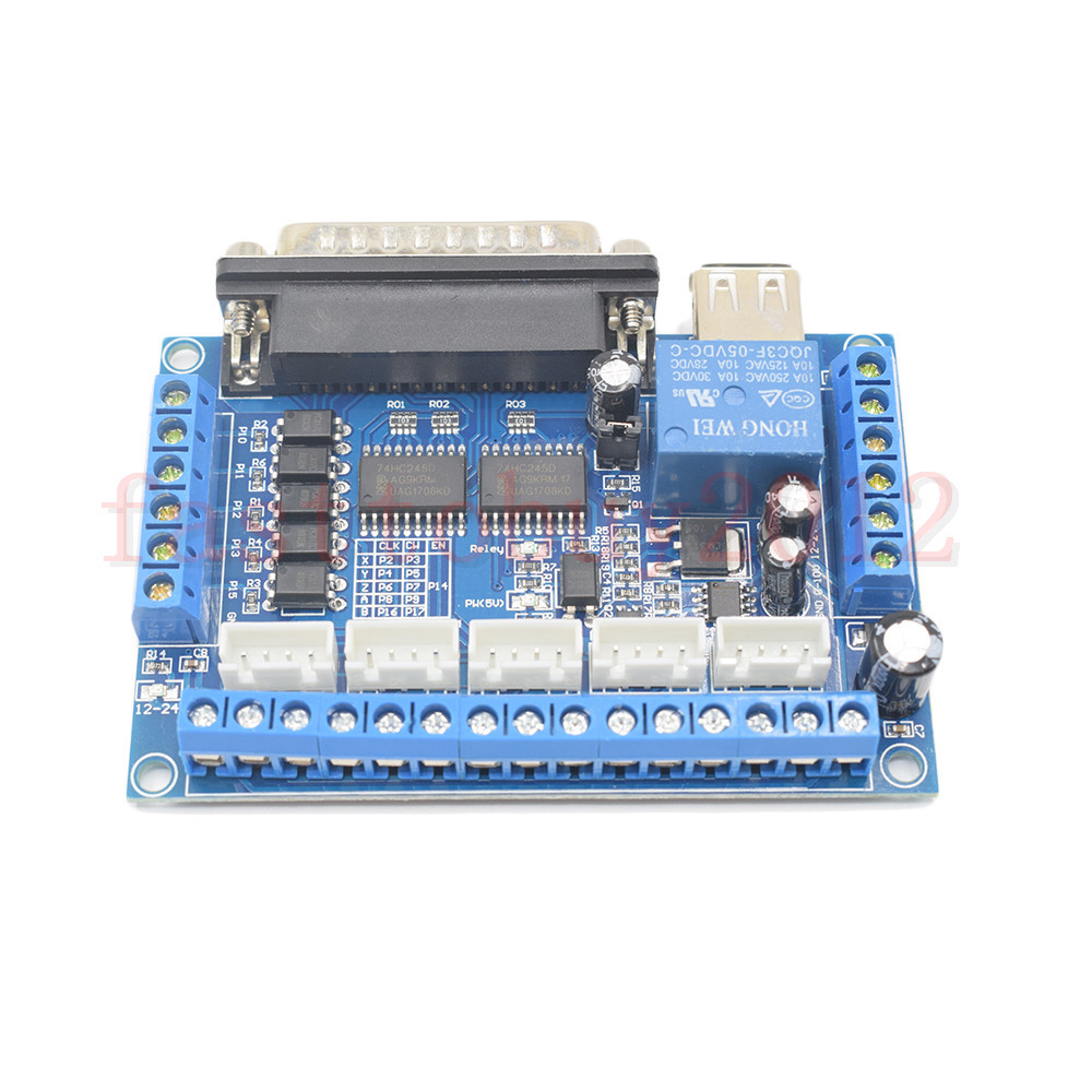 CNC MACH3 5 Axis Interface Breakout Board For Stepper Motor Driver CNC Mill