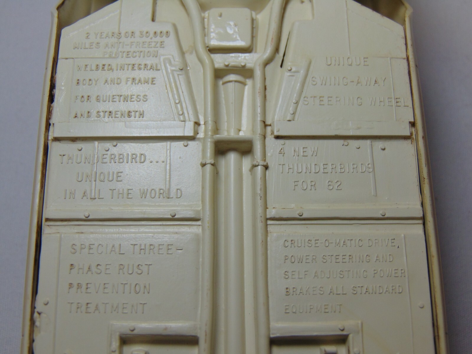 1962 DEALER PROMO CAR FORD THUNDERBIRD 2 DOOR TILT AWAY STEERING WHEEL