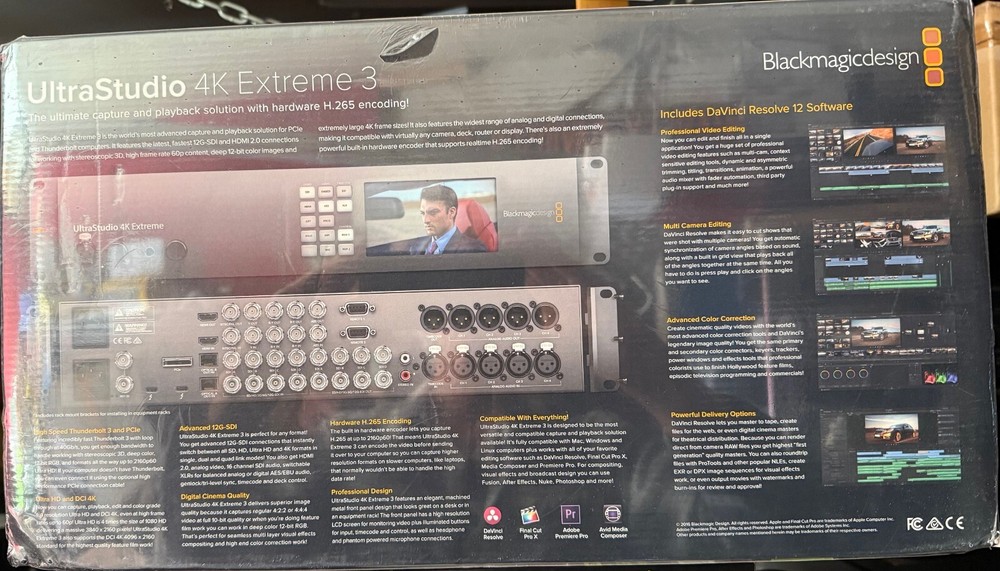 BlackMagic Design UltraStudio 4K Extreme 3