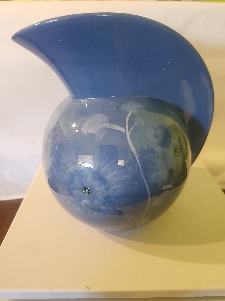 Unique Small Blue Pitcher Ceramic
