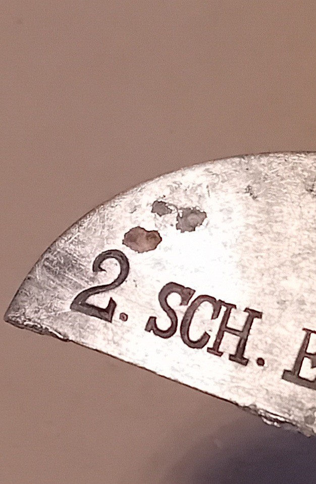 Original Ww2 German Half Dogtag Identification Discs KIA x5