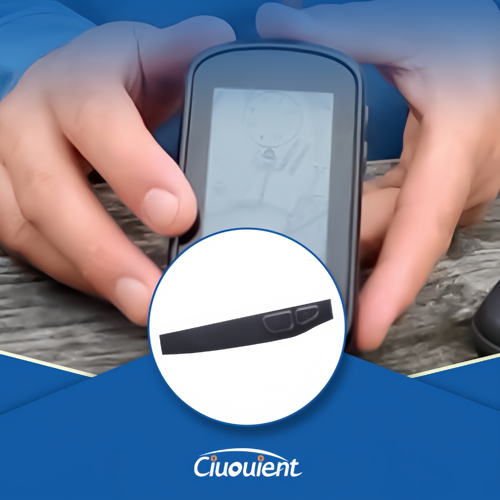 GP03341 Black Rubber Power Button (1) For Garmin Oregon Series 600 600t 650 650t