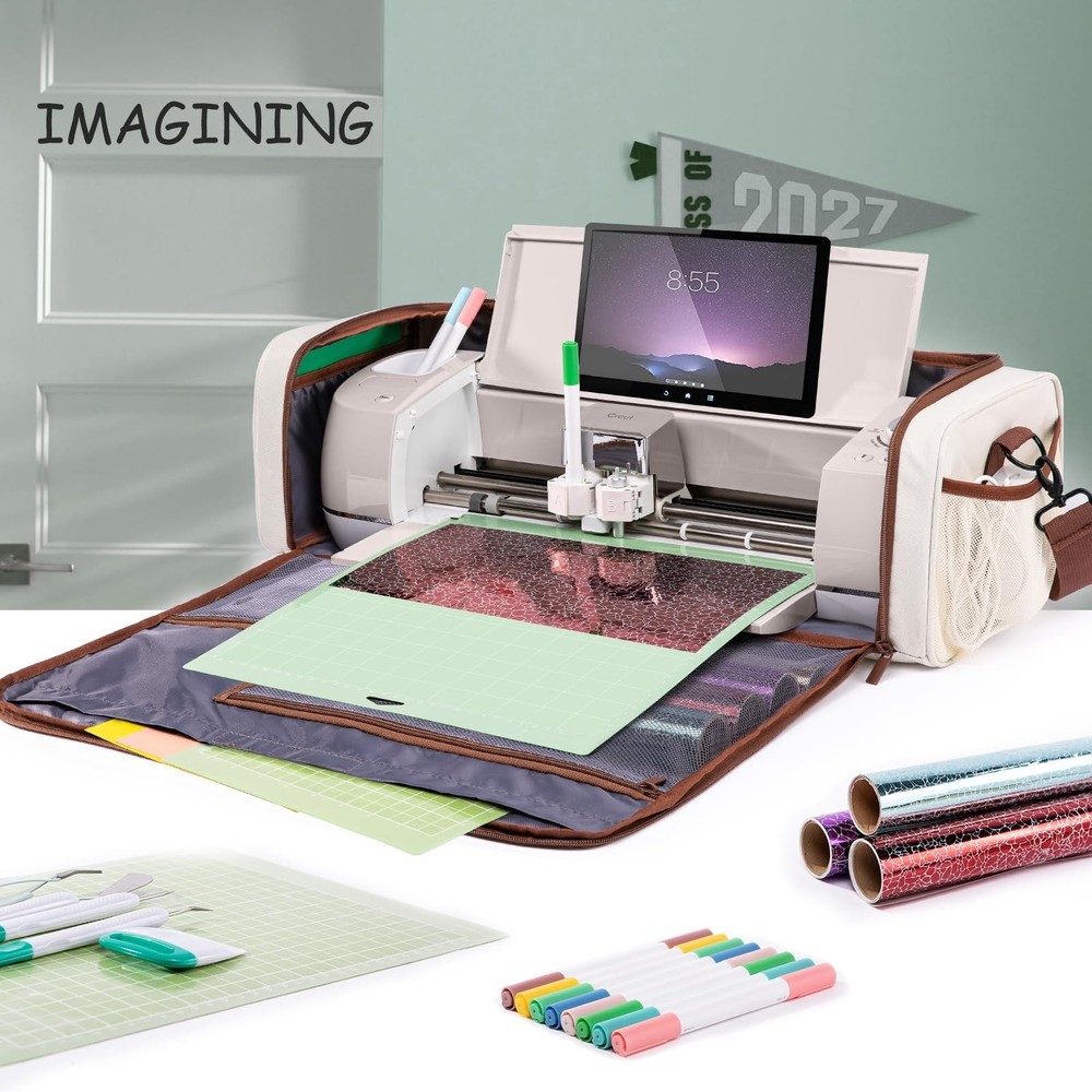 IMAGINING Carrying Case Bag for Cricut Maker 4, Maker 3, Explore 4, Explore 3...