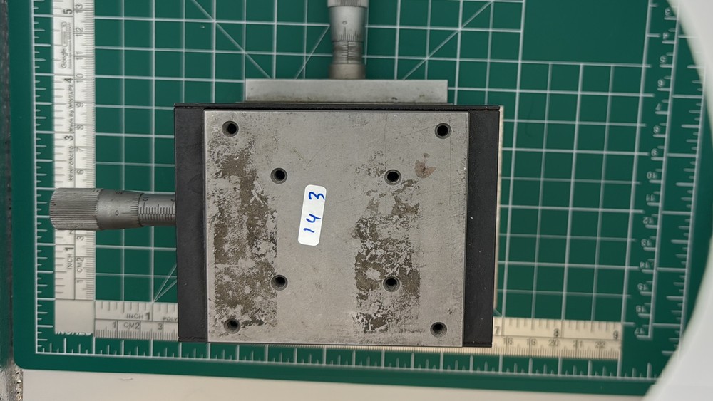 Micro-Controle Linear Lab Jack Micrometer XZ Stage