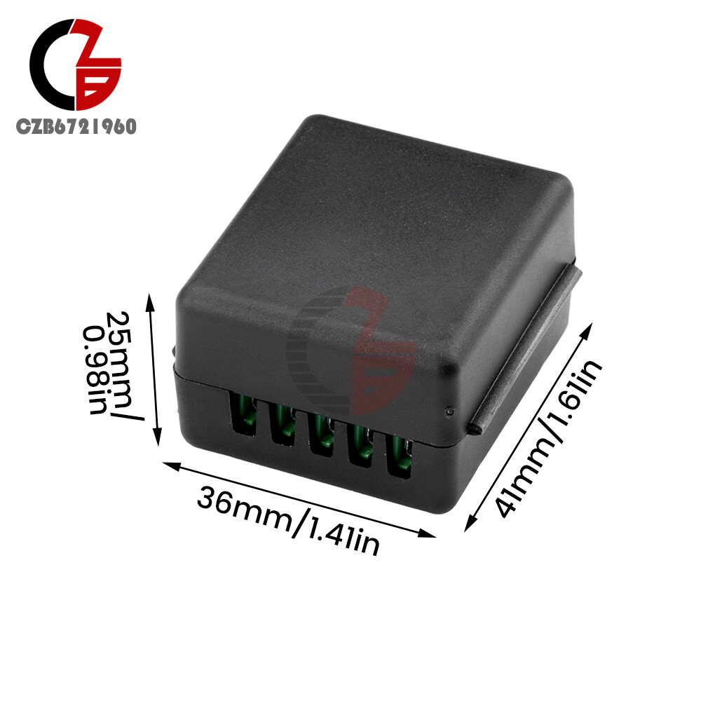 433Mhz 5-60V 1CH Wireless Remote Control Switch Relay Receiver Module with Case