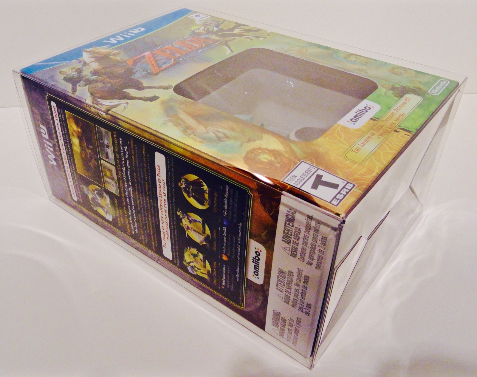 1 Box Protector for ZELDA TWILIGHT PRINCESS HD Wii U Custom Made Acid Free Case