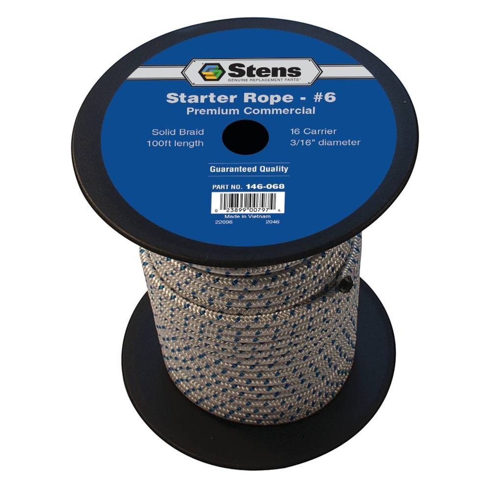 100' Solid Braid Starter Rope For 6 Solid Braid; 146-068