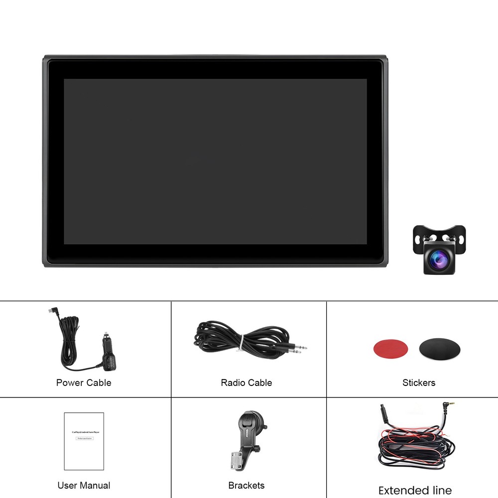 7-inch Full Touch Screen Apple CarPlay Horizontal Vertical Switching Camera B