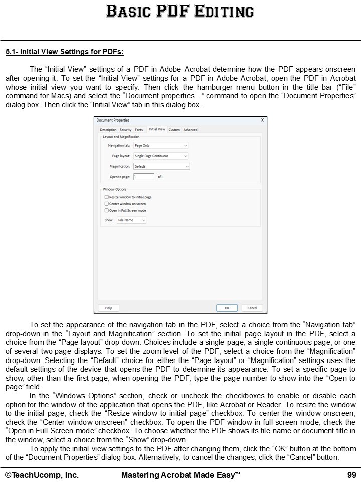 Adobe ACROBAT Pro DC DELUXE Video Training Tutorial & Quick Reference Guide