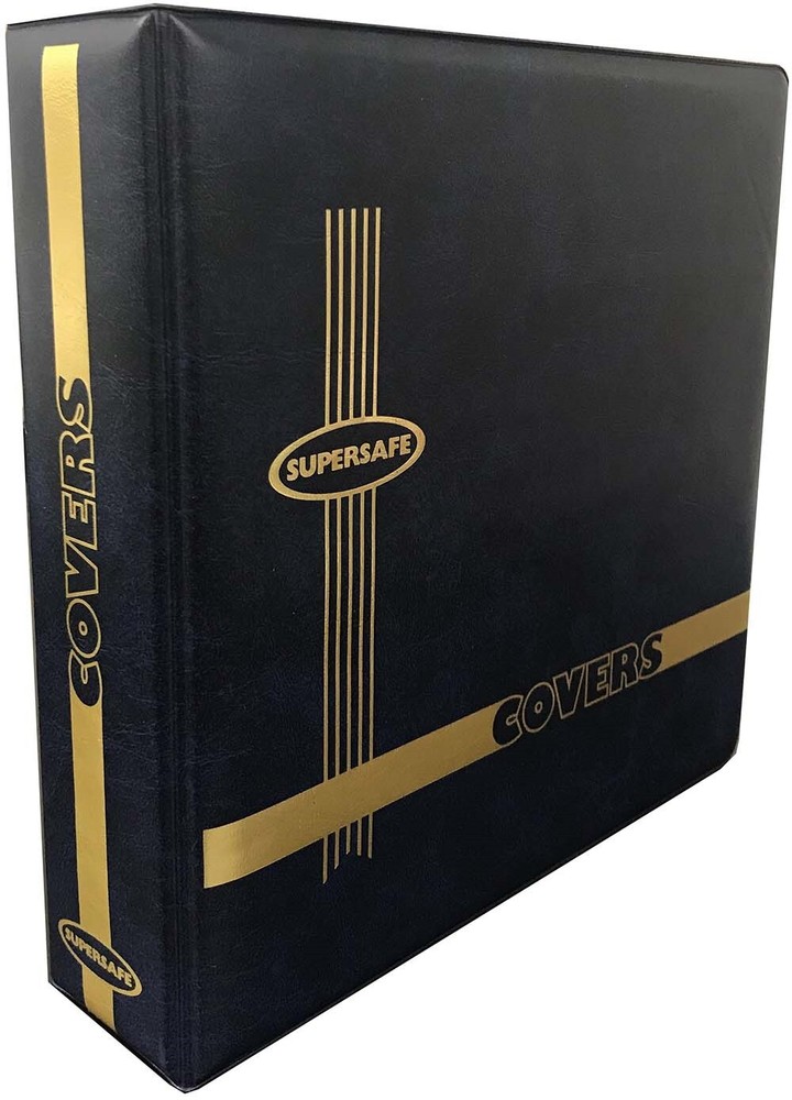 Supersafe Album For 128 FDC Size #6 First Day Cover Binder Blue Quality Pages