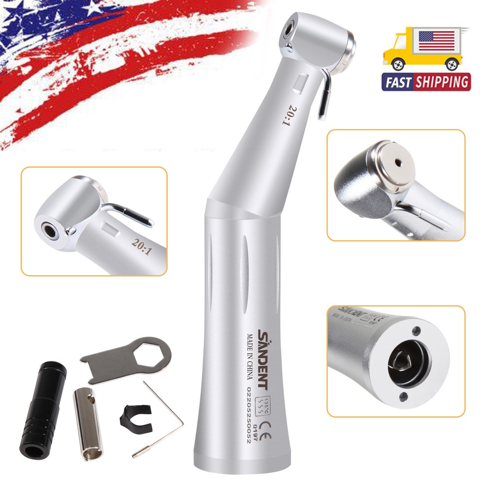 Dental 20:1 Reduction Implant Contra Angle E-Type Handpiece
