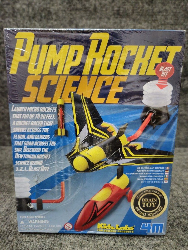 4M Kidz Labs PUMP ROCKET SCIENCE