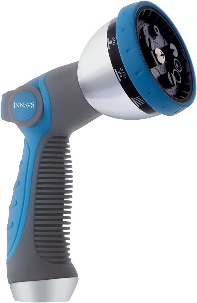 Versatile Heavy-Duty Hose Nozzle - 10 Adjustable Patterns, Leak-Proof Design