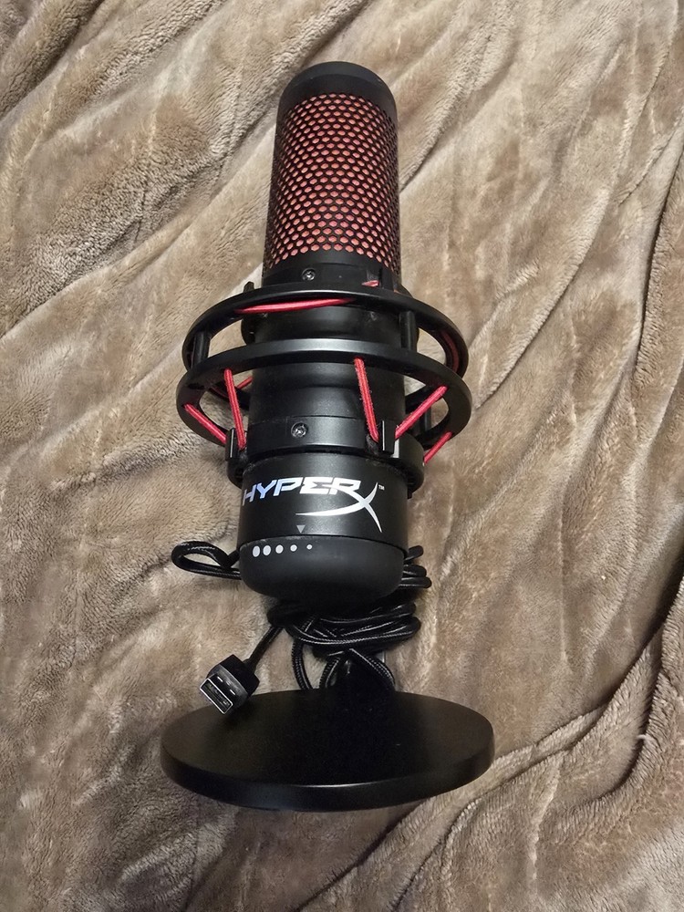 HyperX QuadCast USB Condenser Gaming Microphone for PC, PS4, and Mac
