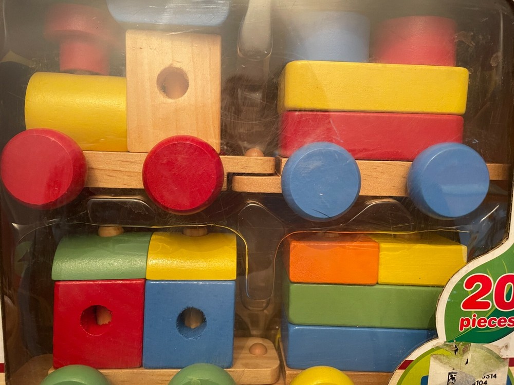 First Learning My First Construction Train Set 20 Pcs - New in Package