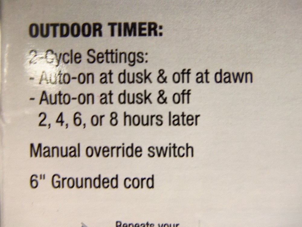 Indoor & Outdoor Timer, Timer Combo 2 Pack, On @ Dusk, Off @ Dawn