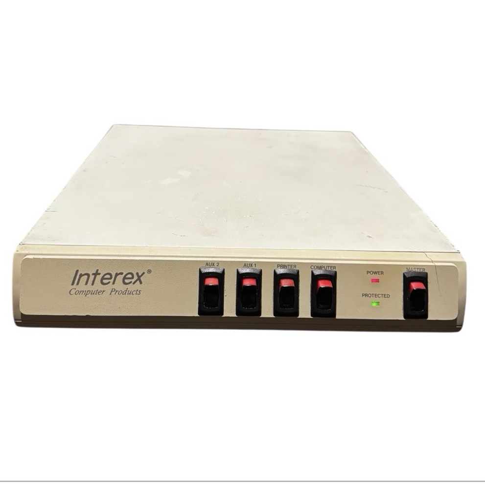 INTEREX COMPUTER POWER CONTROLLER PC-006 TRANSIENT VOLTAGE SURGE SUPPRESSOR