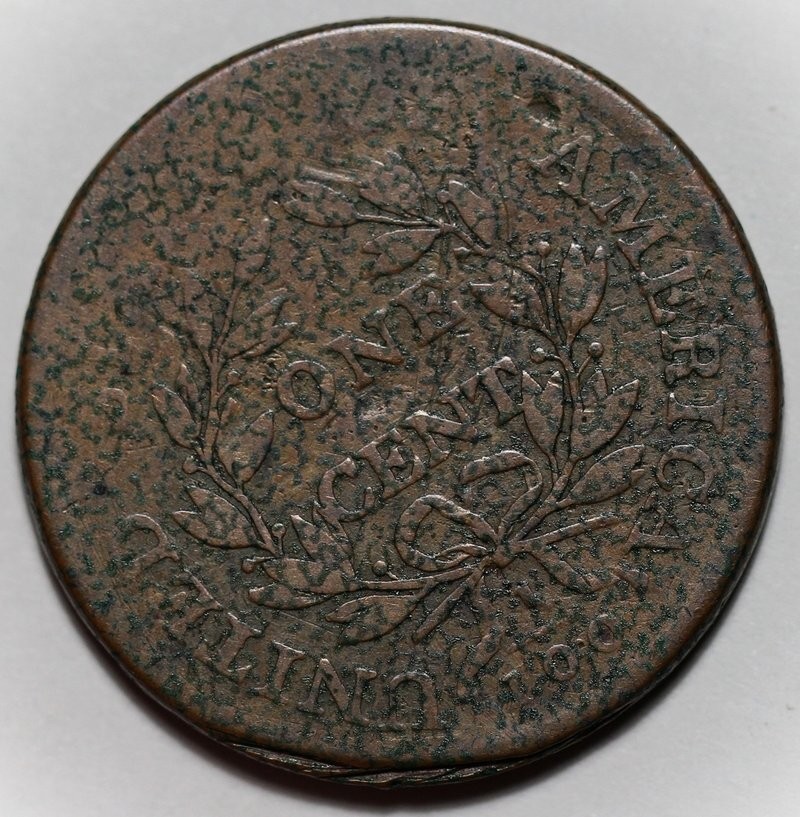 1798/7 Draped Bust Large Cent (S-152) - US 1c Copper Coin