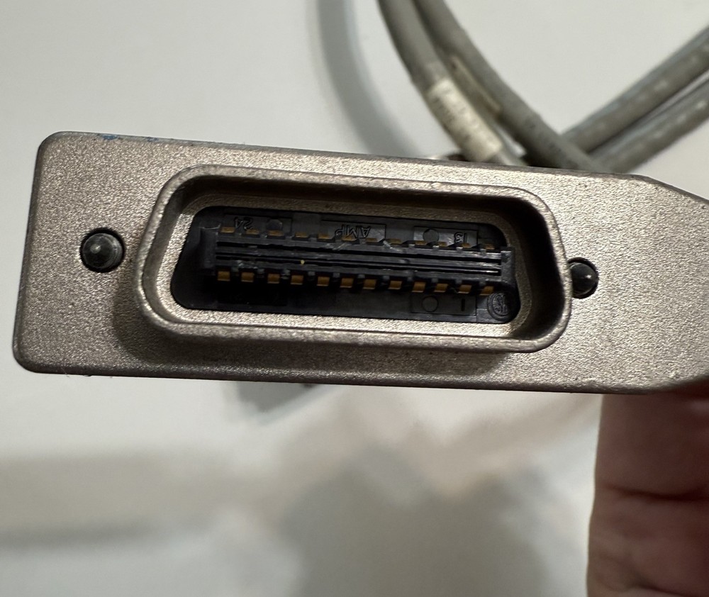 Lot 2 HP 10833A GPIB IEEE-488 Cables 2m Stackable Connectors Test Equipment
