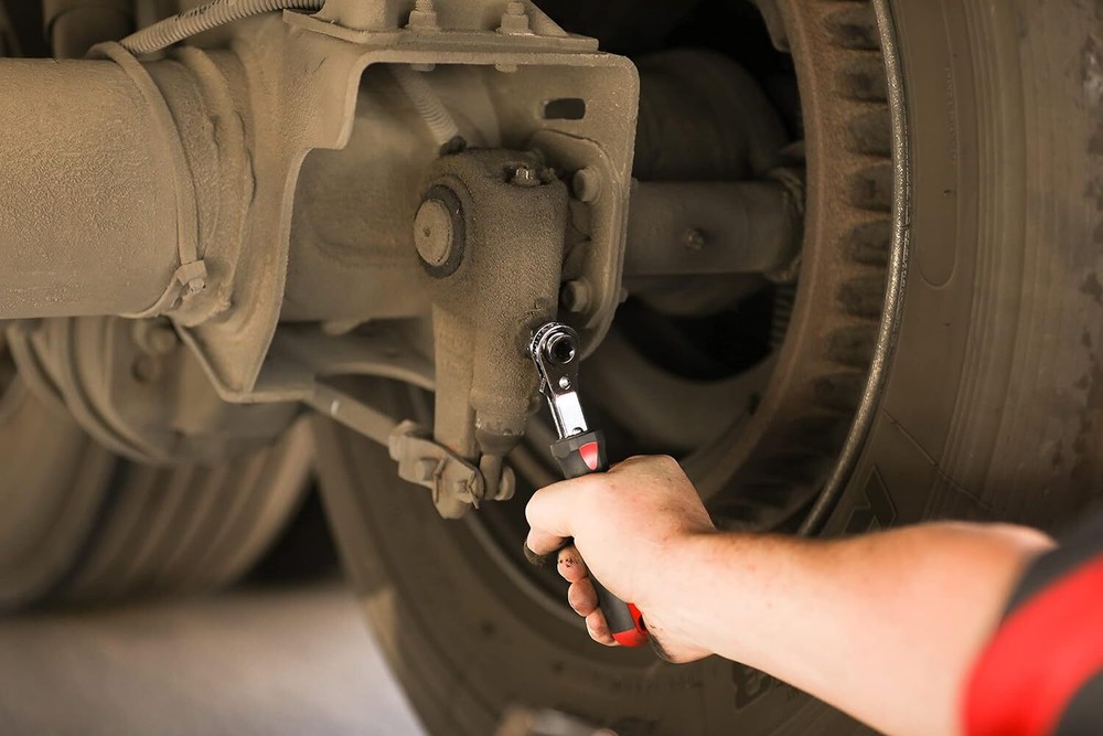 2-Piece Automatic Slack Adjuster Release Wrench –Fork End Double Square Car Tool