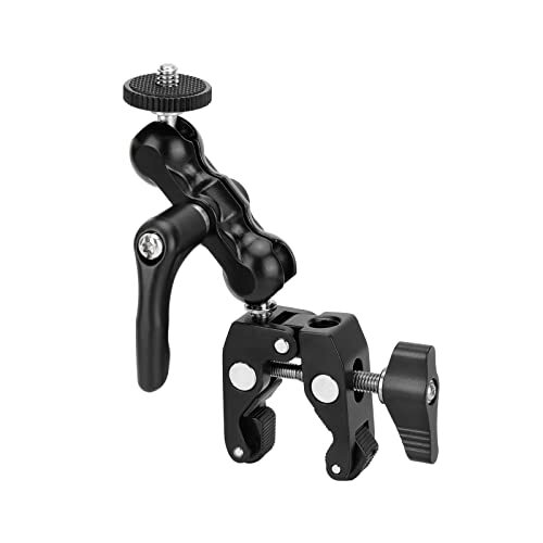 Multi-Functional Ballhead Clamp Magic Arm Adapter with Bottom Clamp Super Rob...