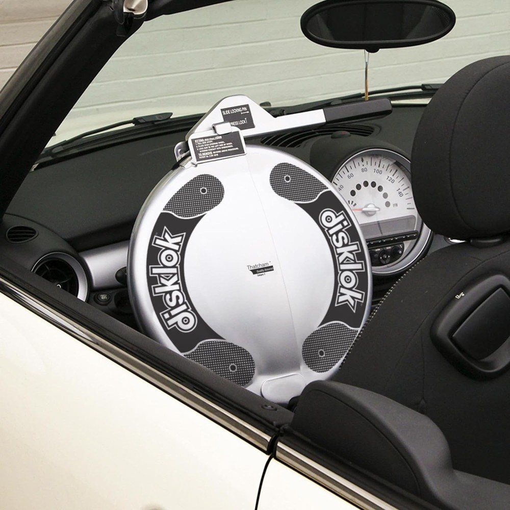 Disklok Medium Steering Wheel Lock with Protective Steering Wheel Cover