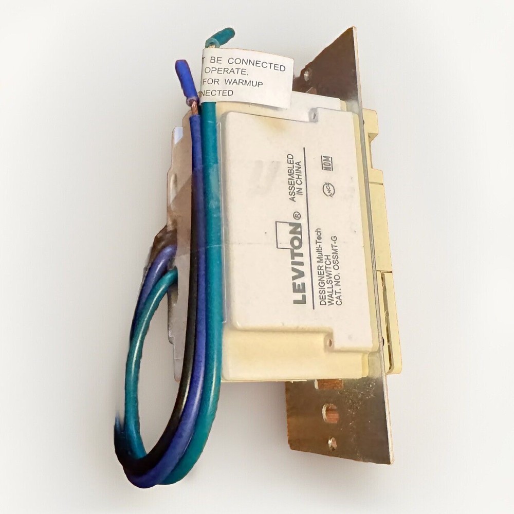 Leviton PIR Sensor/Ultrasonic Occupancy Sensor, Multi-Tech, Wall Switch, Ivory