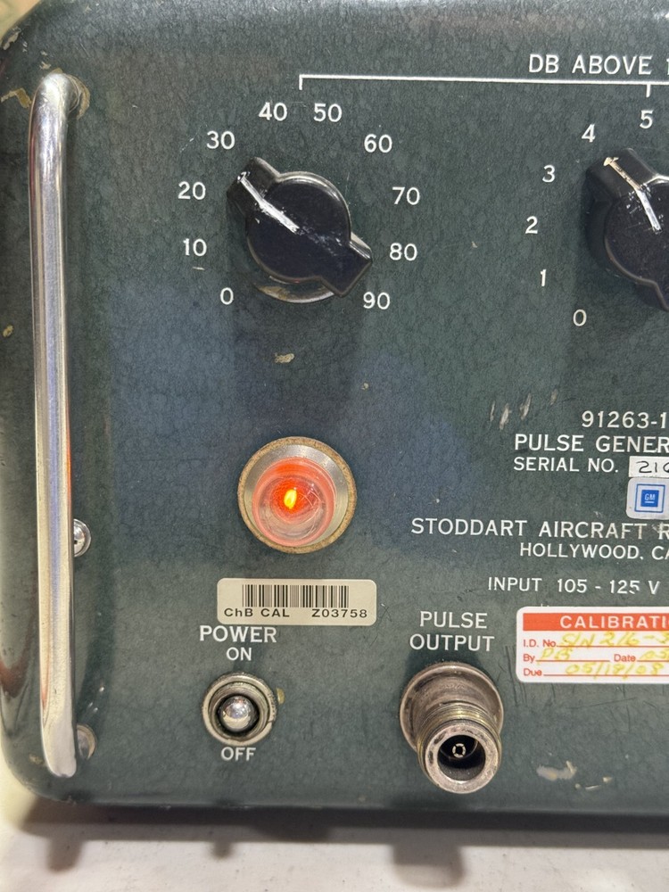 Stoddart Singer 91263-1 Pulse Generator 120v Input Powers On