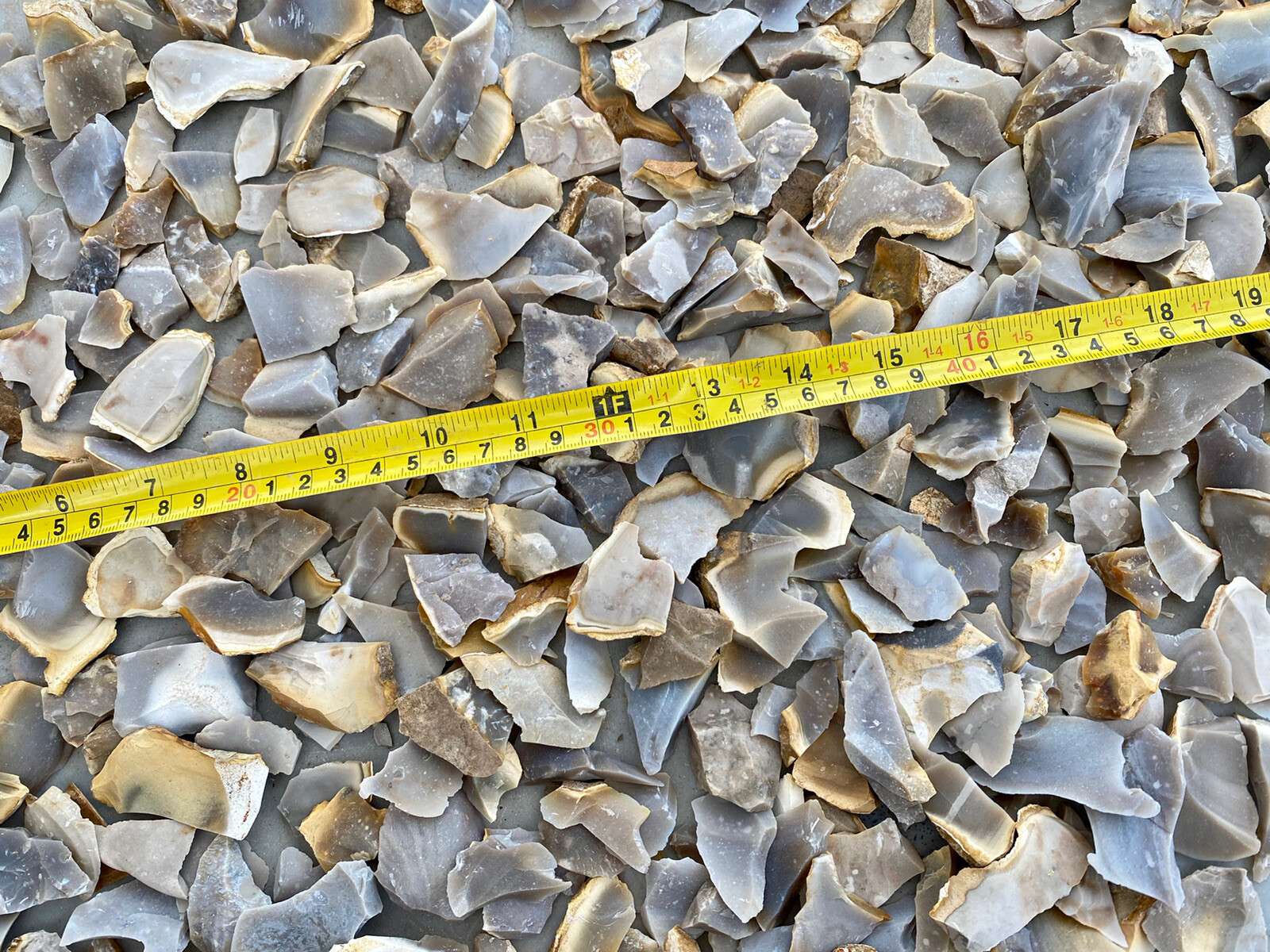 5+ Lbs of Pretty TX Chert/Flint Small Flakes/Pieces ~ Tumble-Lapidary-Decorative