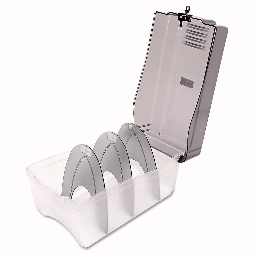 CD/DVD Storage Case IVR39502 Each. Grey/Clear