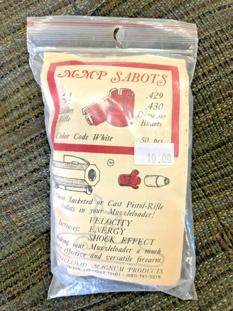 Muzzleloader Magnum Sabot .54 Cal 50 Sabots
