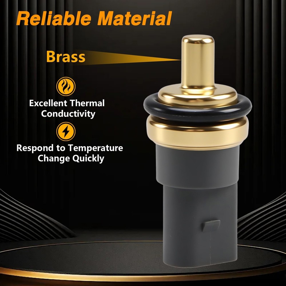 Engine Water Temperature Sensor, ECT Thermo Switch Compatible with Passat Jet...