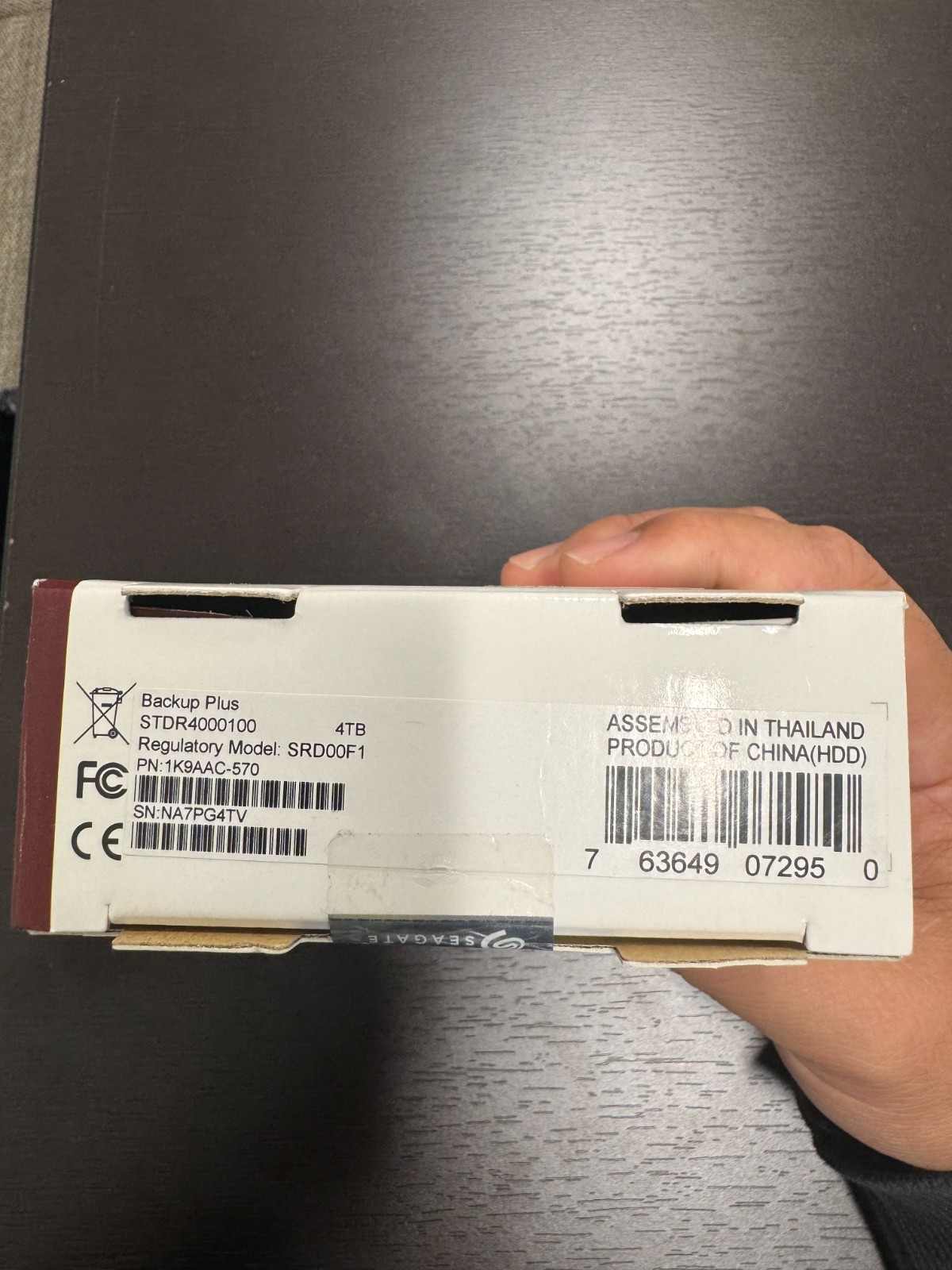 1 time used back up - Seagate Backup Plus Portable Storage 4TB, STDR4000100