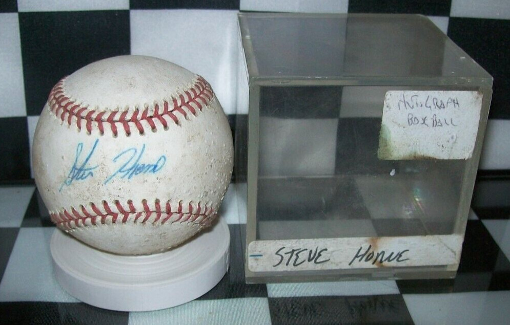 STEVE HONNE AUTOGRAPH BASEBALL