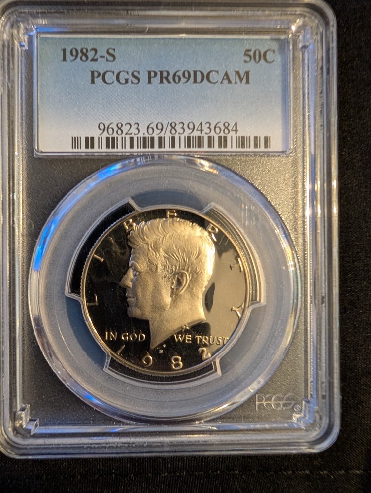 1982-S Kennedy Half, PCGS Graded, PR-69, DCAM