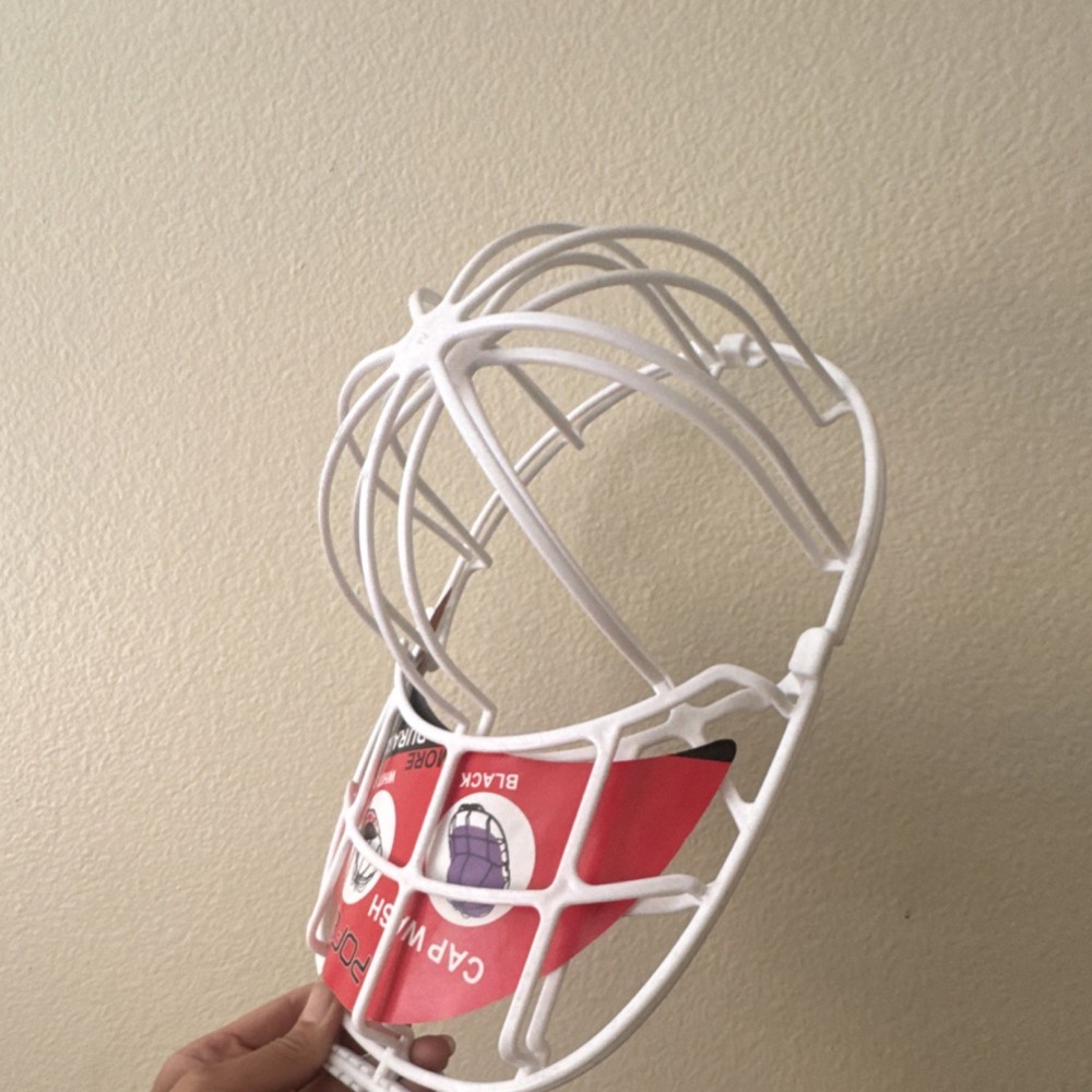 Popei Cap Washing Rack Plastic White Keeps Cap Shape for Washing Machine