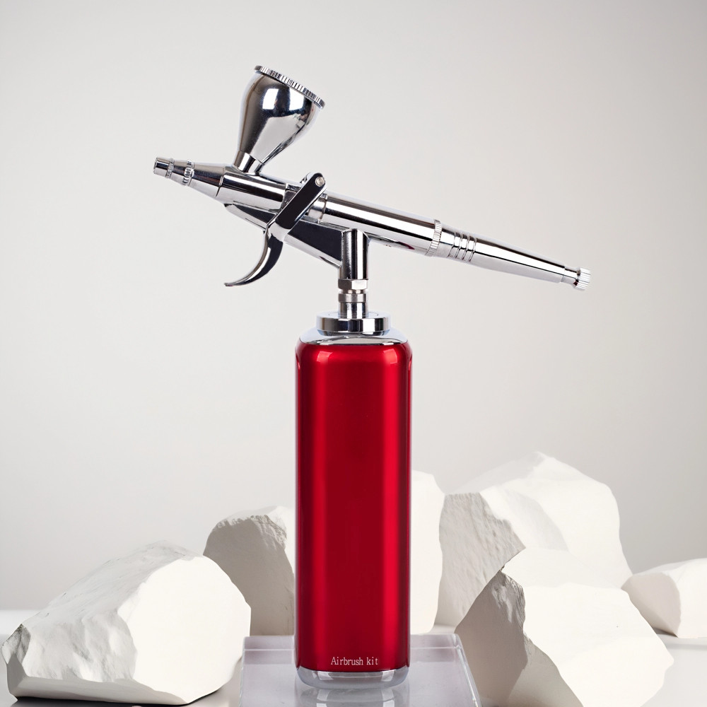 Pro Mini Airbrush Kit | Gravity-Fed Dual-Action | Complete Spray Set for Models