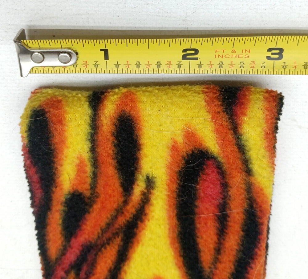 Flame Design Stretch Headband Orange & Black, Pre-ownec