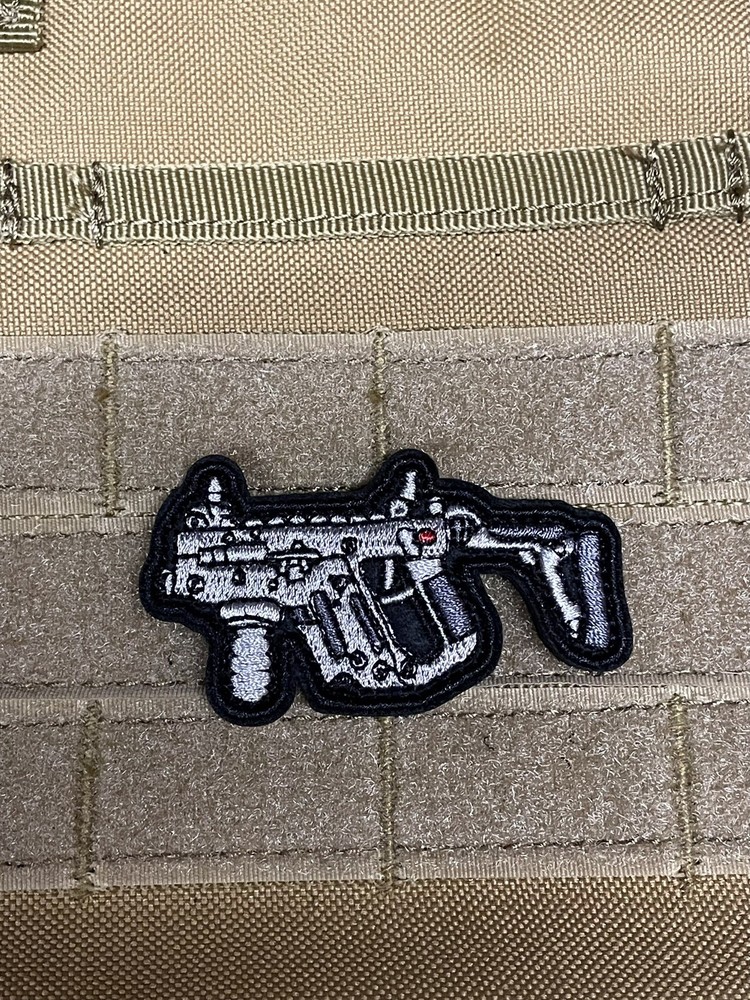Vector SMG Submachine Gun Patch Army Weapon Tactical Morale Hook Loop Fennec