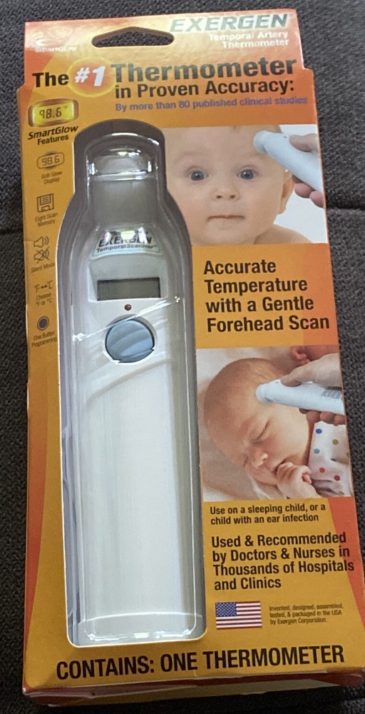 Exergen TemporalScanner Thermometer 🌡 with SmartGlow & One Button Programming