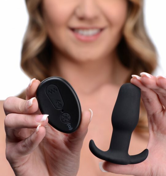 Silicone Anal butt plug with Wireless remote-control USB Rechargeable