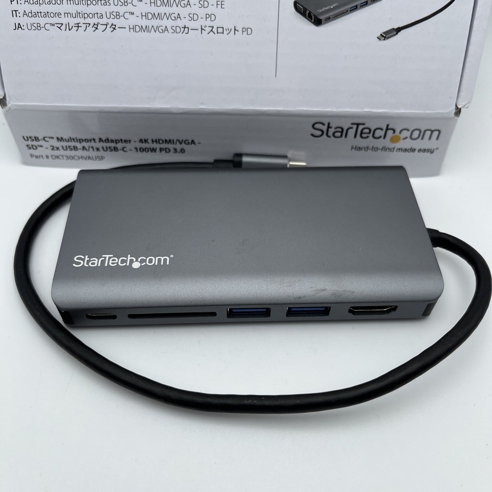 STARTECH.COM DKT30CHVAUSP USB-C MULTIPORT ADAPTER 100W PD