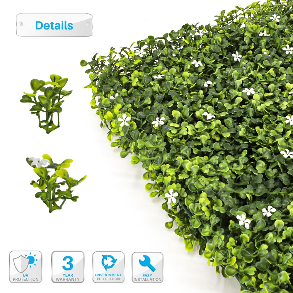 Mobile Hedge Room Divider Boxwood Panel Privacy Screen Divider Multi-purpose