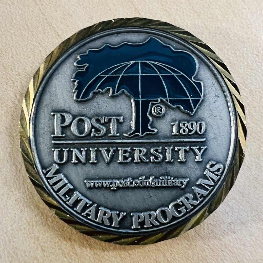 Post University Military Programs Challenge Coin