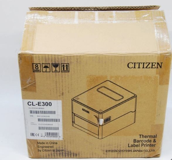 Citizen CL-E300 Barcode Label Printer, Direct Thermal, USB, Serial, LAN T8-E7