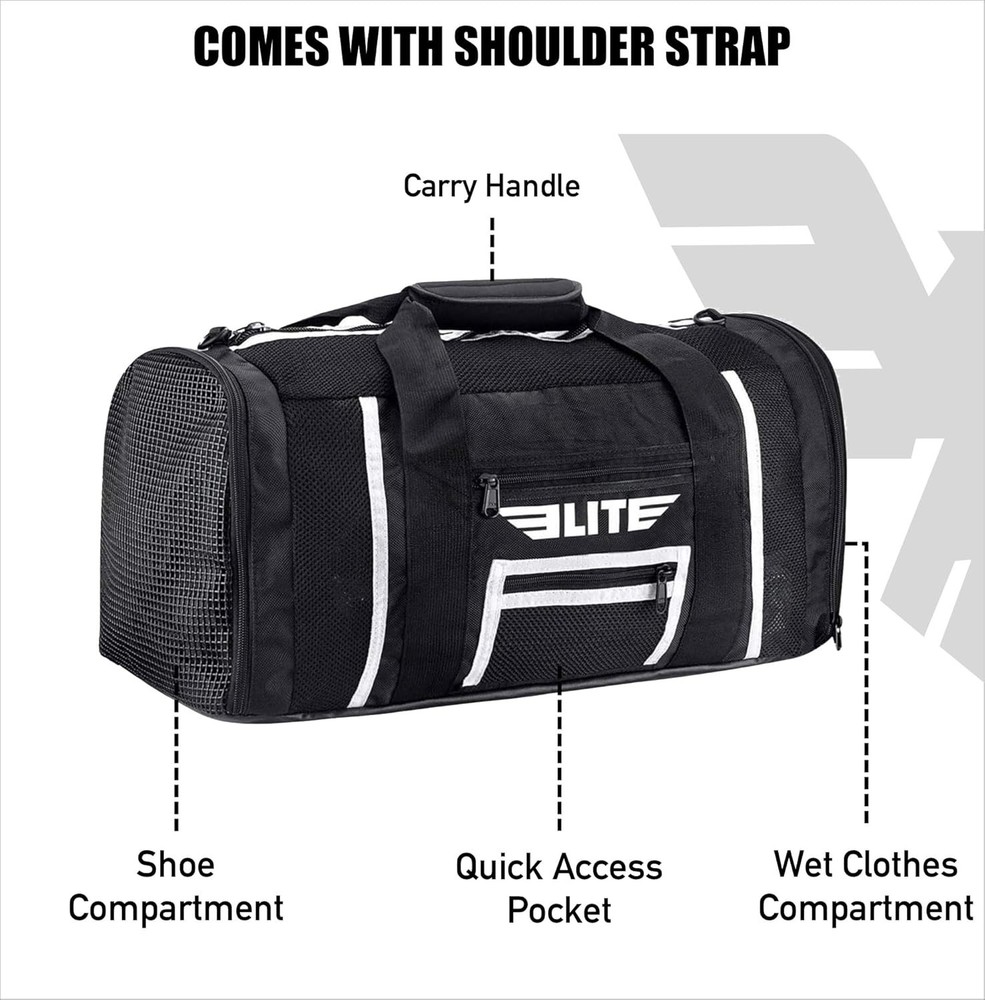 Large Capacity Boxing Gym Bag with Multiple Pockets