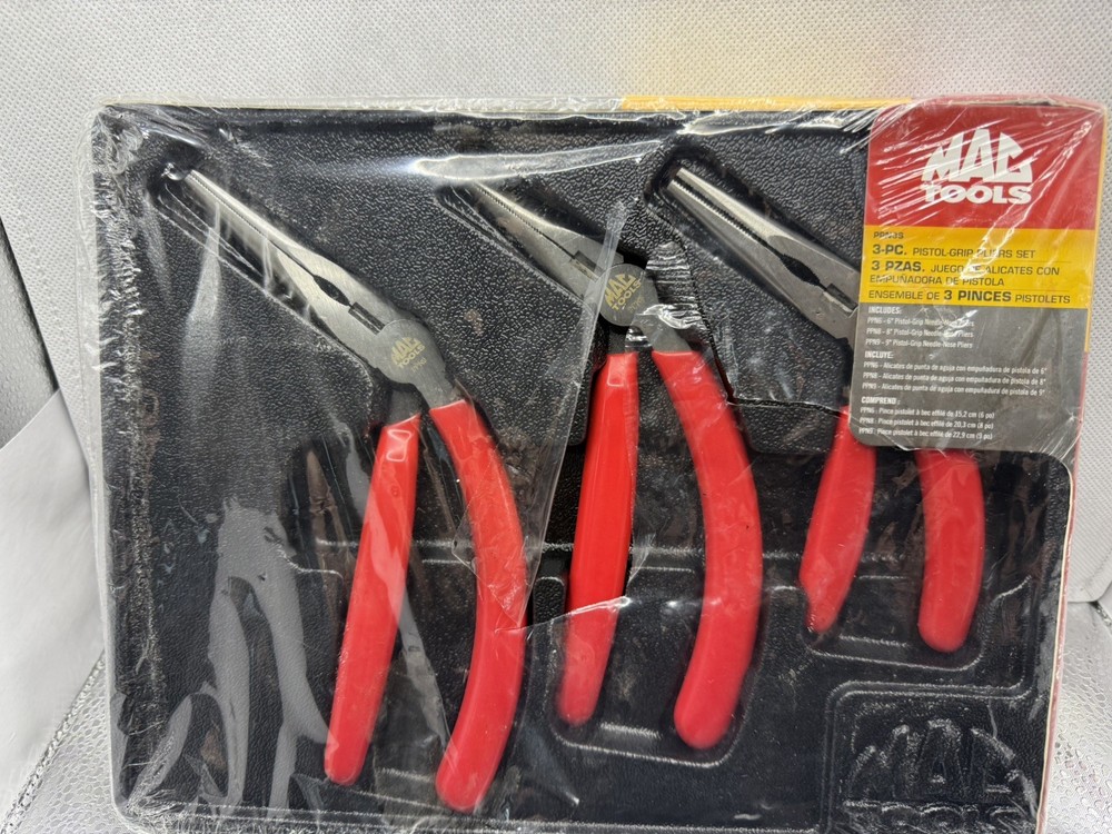 Mac tools pistol grip pliers set 3 pc PPN3S