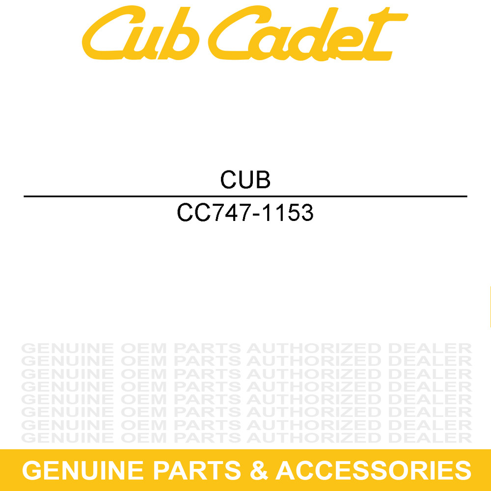 CUB CADET 747-1153 Lock Rod CSV220 CSV070 CSV061 CSV060K CSV050 CSV 24A 07MP710