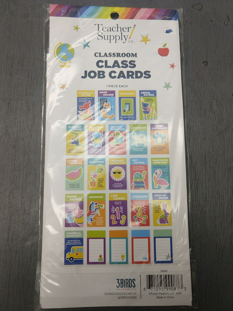 Teacher Supply Co. 9 Pc. Classroom Combo Set 1D-933