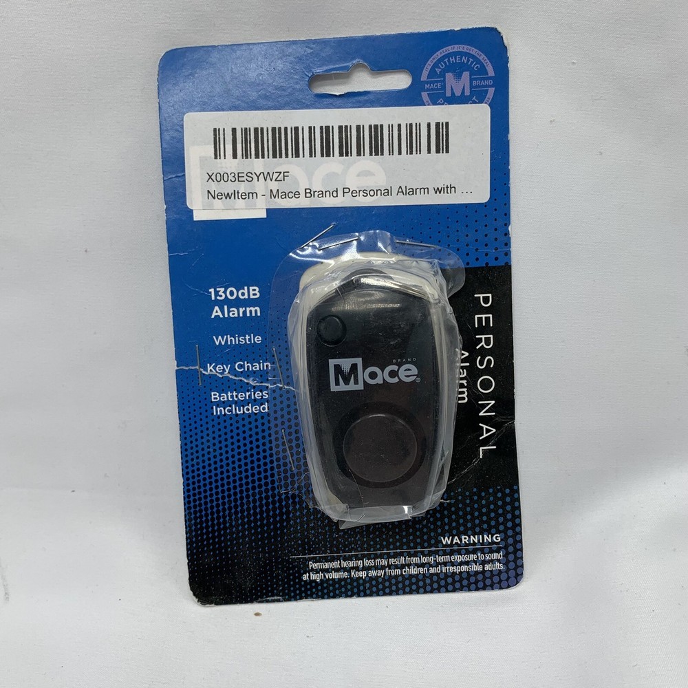 Mace 80738 Personal Alarm Keychain Black